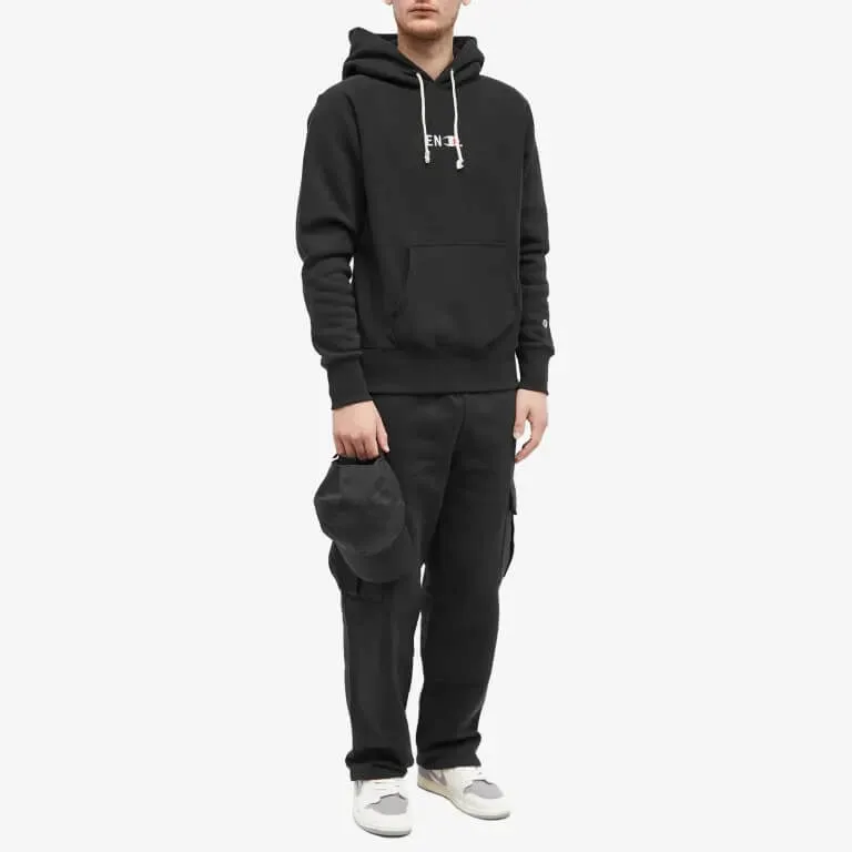 Hoodie END. x Champion Reverse Weave, black